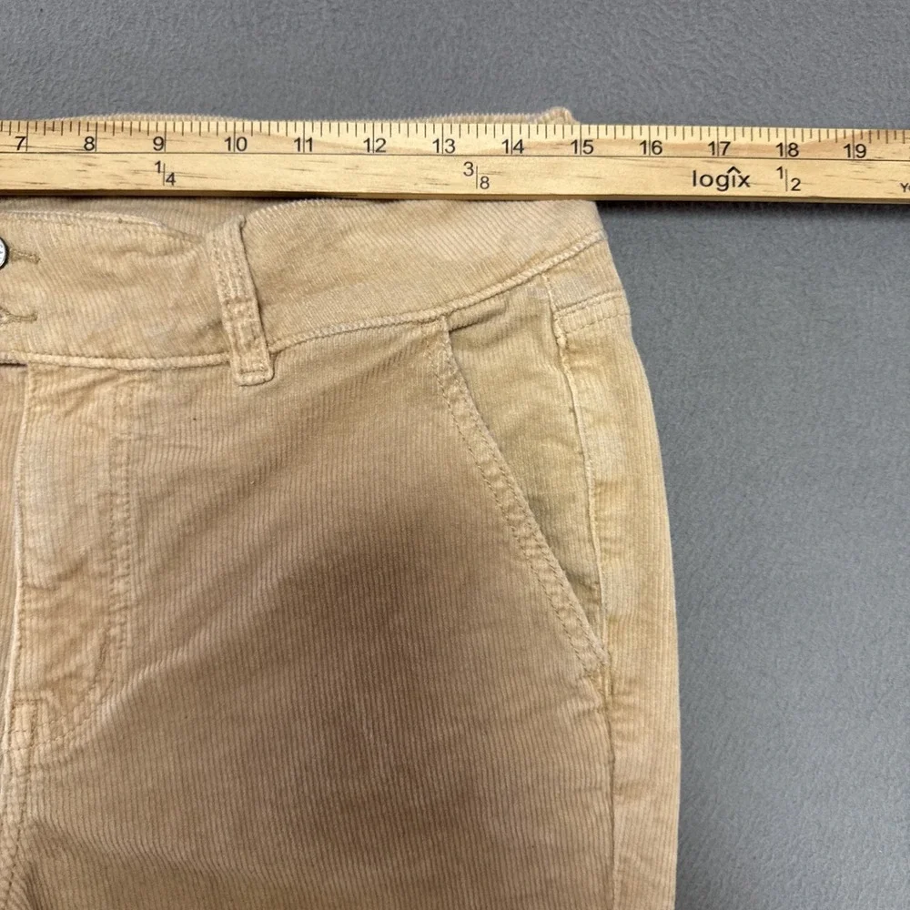 American Eagle High Rise Kick Boot Corduroy Pants Womens Sz 8 Stretch Minimalist
